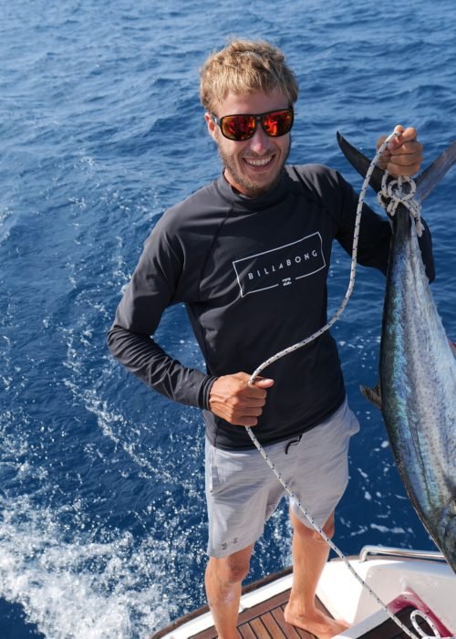 Crew Captain Nico fishing